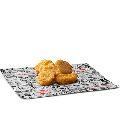 Наггетсы 4 шт в KFC Globus по цене 900 ₸