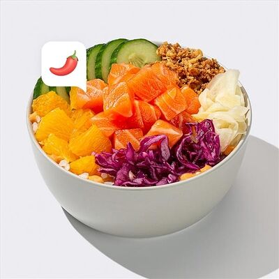 Поке спайси с лососем в Много лосося по цене 940 ₽