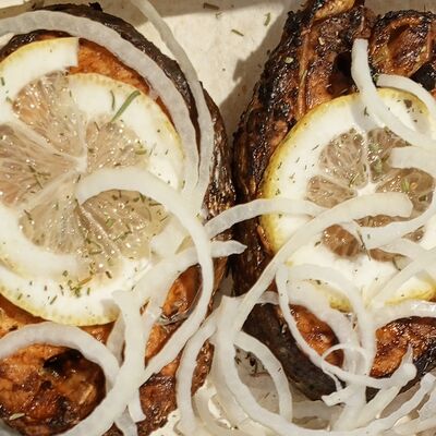 Стейки из лососяв Шашлык от души по цене 650 ₽