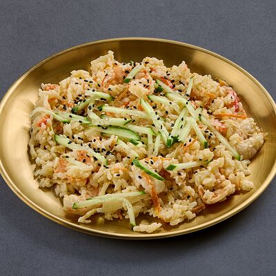 Wok Рис сливочный с креветками в Нагамаки по цене 610 ₽