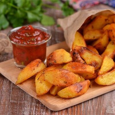 Картошка по-деревенский и соус в Вкусное Место по цене 260 ₽