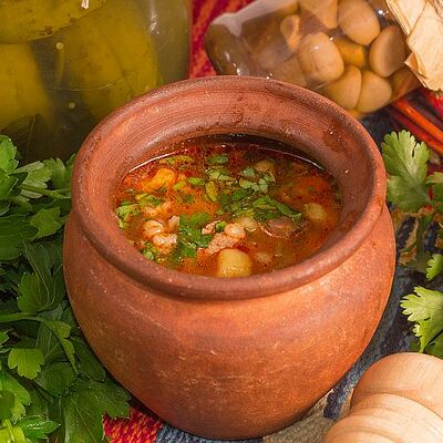 Рассольник с говядиной в Мушмула по цене 159