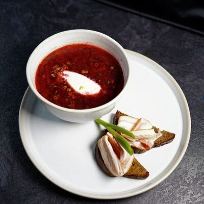 Борщ фирменный в Спички по цене 690 ₽