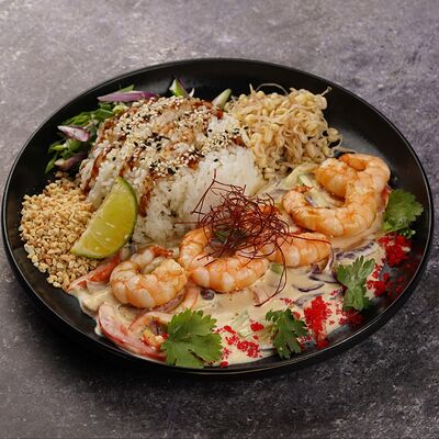 Креветки с рисом по-азиатски в Tuk Tuk Asian Food по цене 999 ₽