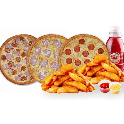 Пицца пати сет в Три соуса по цене 2309 ₽