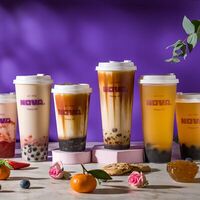 Логотип NovaBubble Tea