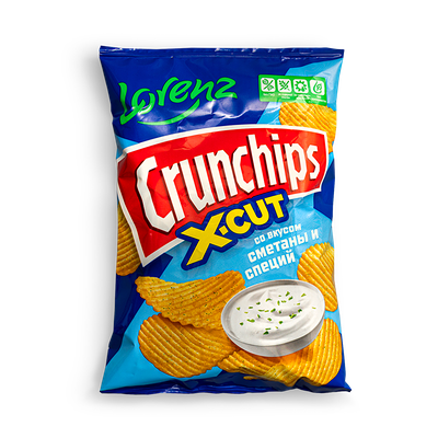 Чипсы Crunchips со вкусом сметаны в Кухня на районе по цене 109 ₽