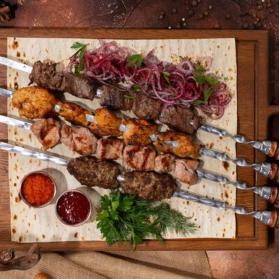 Люля из свинины и говядины в Усадьба Банная по цене 1050 ₽