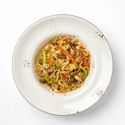 Удон с морепродуктами в Кофеин по цене 550