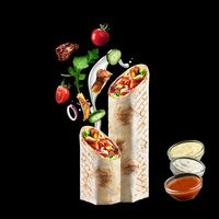 Дюрюм с фалафелем в Doner