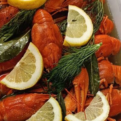 Раки размер S рецепт Яблоко-лимон-мята в Раковарня FiSH&CRAB - 1 по цене 4370 ₽