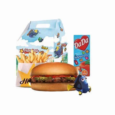 Детское меню с Говяжьим Бургером в Hardee's Moscow Mall по цене 2500 ₸