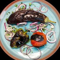 Ассорти из запеченных овощей на углях в Пери Шашлыки