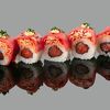 Ролл Мегакраб с лососем и тунцом с соусом спайси в Марлин по цене 1077