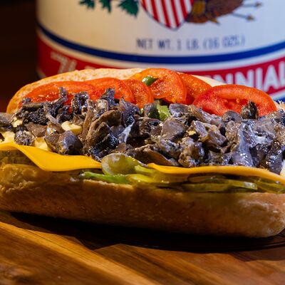 Грибной хот-догв CHEF BURGER по цене 450 ₽