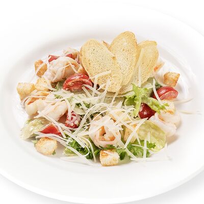 Цезарь с креветками в Марио Пицца по цене 550 ₽