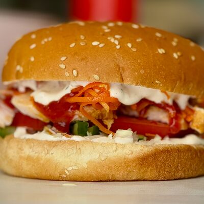 Бургер-шавермав Шаверма у Степана по цене 459 ₽