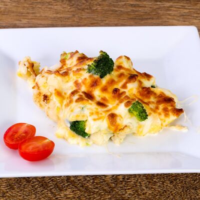 Капуста цветная и брокколи под сырным соусом в Piccola Pizza по цене 350