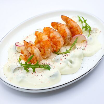 Тигровые креветки на гриле в Собрание по цене 865 ₽