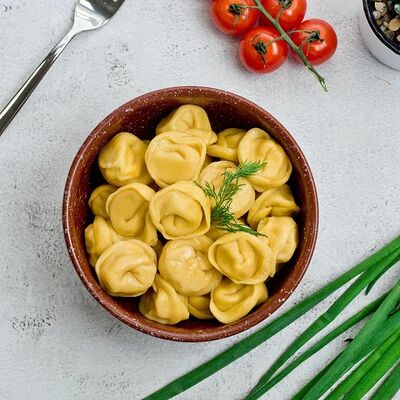 Пельмени с лососем в Яблонька по цене 480 ₽