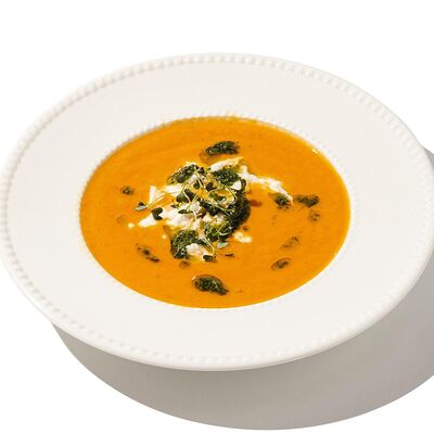 Крем-суп из печеного перца в Песто Тесто по цене 590 ₽