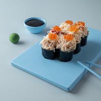 Well Roll с крабом и икрой в Rollwell