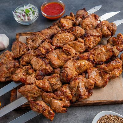 Набор шашлыков из cвинoй шеи в Шашлык City по цене 3300 ₽