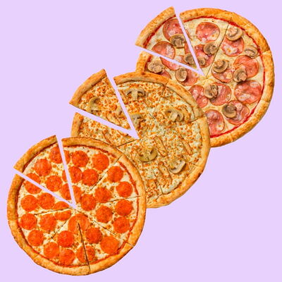 Три средние пиццы в UP Sushi по цене 2623 ₽