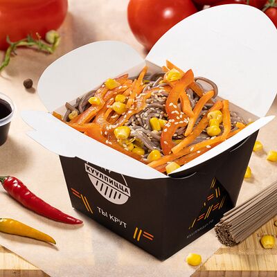 Вок Премиум Соба с овощамив Шаурма Куулпицца по цене 575 ₽