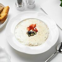 Овсяная каша с крем-чизом и ягодамив Eclair