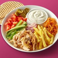 Шаверма на тарелке в КручуВерчу