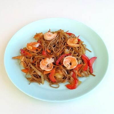 Соба с креветкой в Orisushi по цене 500 ₽