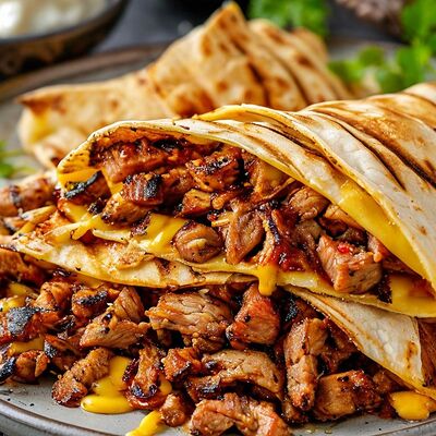 Шаурма сырная с курицей на гриле в РАКИДОНА по цене 420 ₽