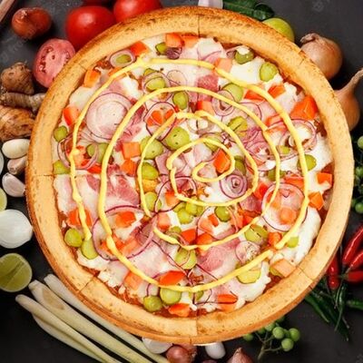 Пицца Чизбургер в Italian Pizza & Burger по цене 490 ₽