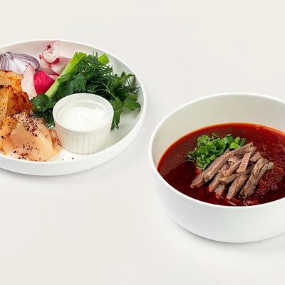 Домашний борщ в VASILCHUKI Chaihona №1 по цене 750 ₽