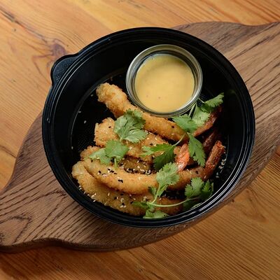 Креветки Темпура с манговым соусом в Джорджина по цене 720 ₽