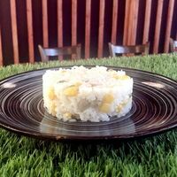 Рис отварной с кукурузой и горошком в Бегемот