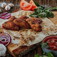 Шашлык из куриных крылышек в Пекарня №1