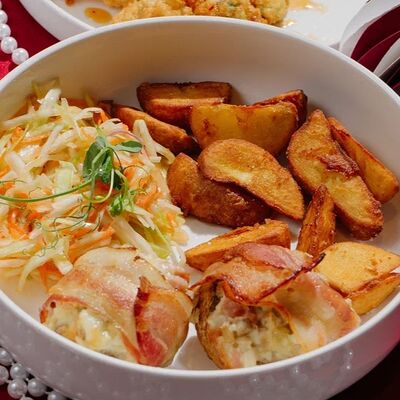 Фаршированные шампиньоныв Бобы по цене 490 ₽