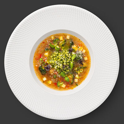 Минестроне с пармезаном в Secret Kitchen по цене 650 ₽