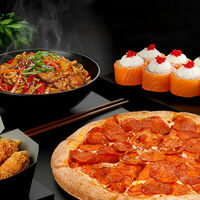 Логотип EDOO Rolls & Pizza