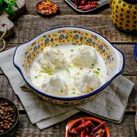 Мини-хинкали со страчателлой в Ресторан-сыроварня Брынза