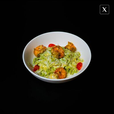 Паста Тальятелле с креветками в соусе песто в Хука Холл по цене 1560 ₽