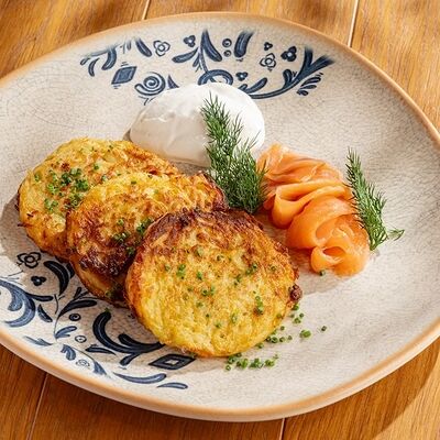 Драники со сметаной в Russo Italiano по цене 550 ₽