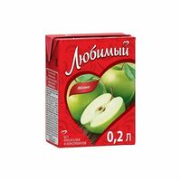 Сок Любимый Яблоко в Кафемания