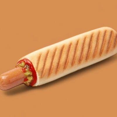 Френч-дог с говяжьей сосискойв Сытно Аппетитно по цене 385 ₽