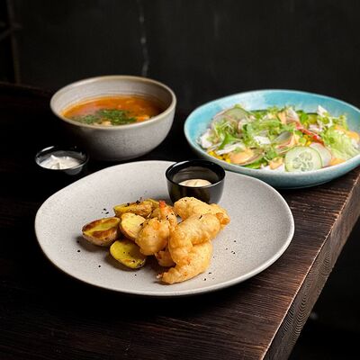 Сет №58 Салат, суп, горячеев Нобель по цене 590 ₽