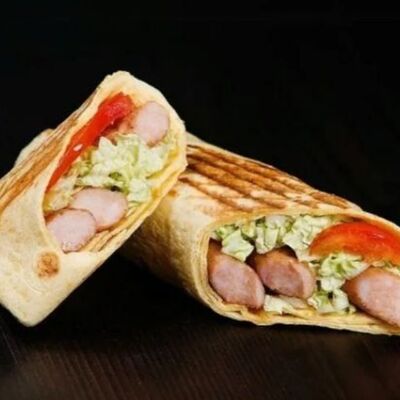 Хот-дог двойной в лаваше в Шаурма есть по цене 455 ₽