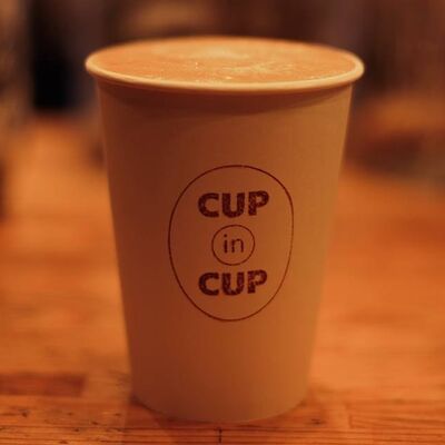 Флэт-уайт в Cup in Сup по цене 220 ₽