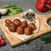 Грибы на мангале в Оазис вкуса